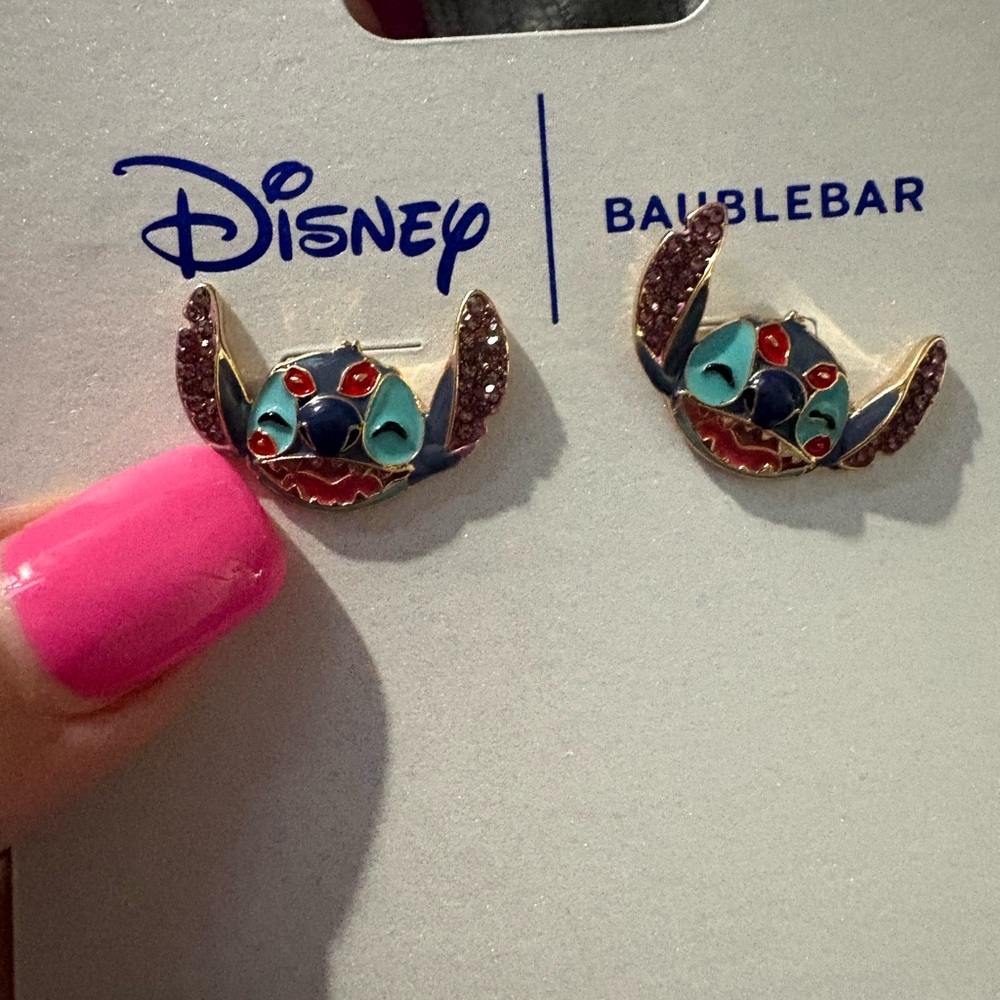 Disney Parks Stitch Baublebar Earrings new - Picture 3 of 5